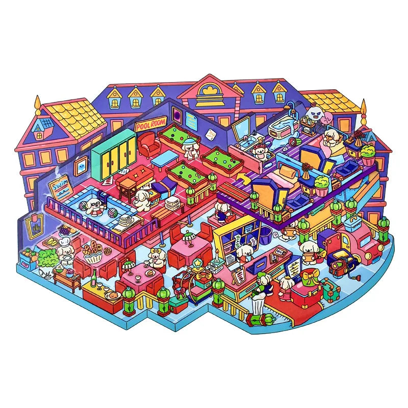 Cute 3D Miniature Houses