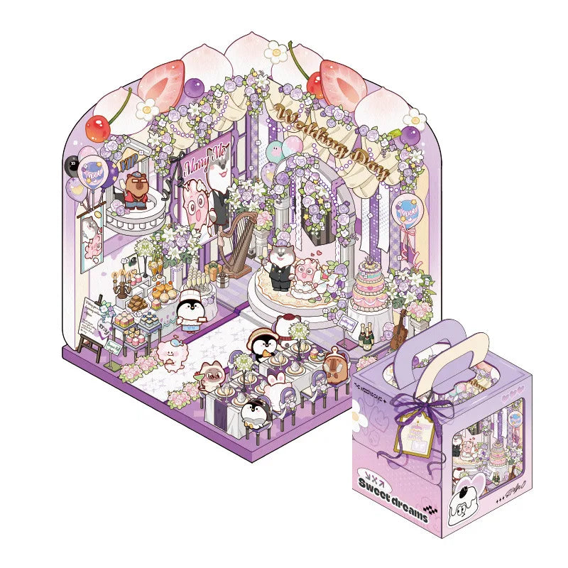 Cute 3D Miniature Houses