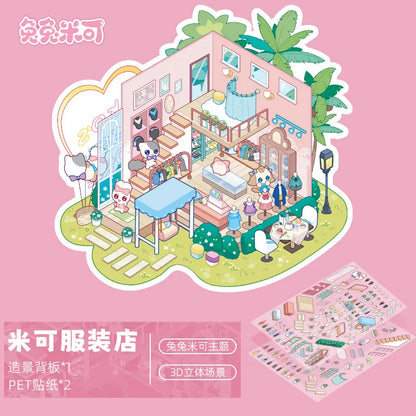 Cute 3D Miniature Houses