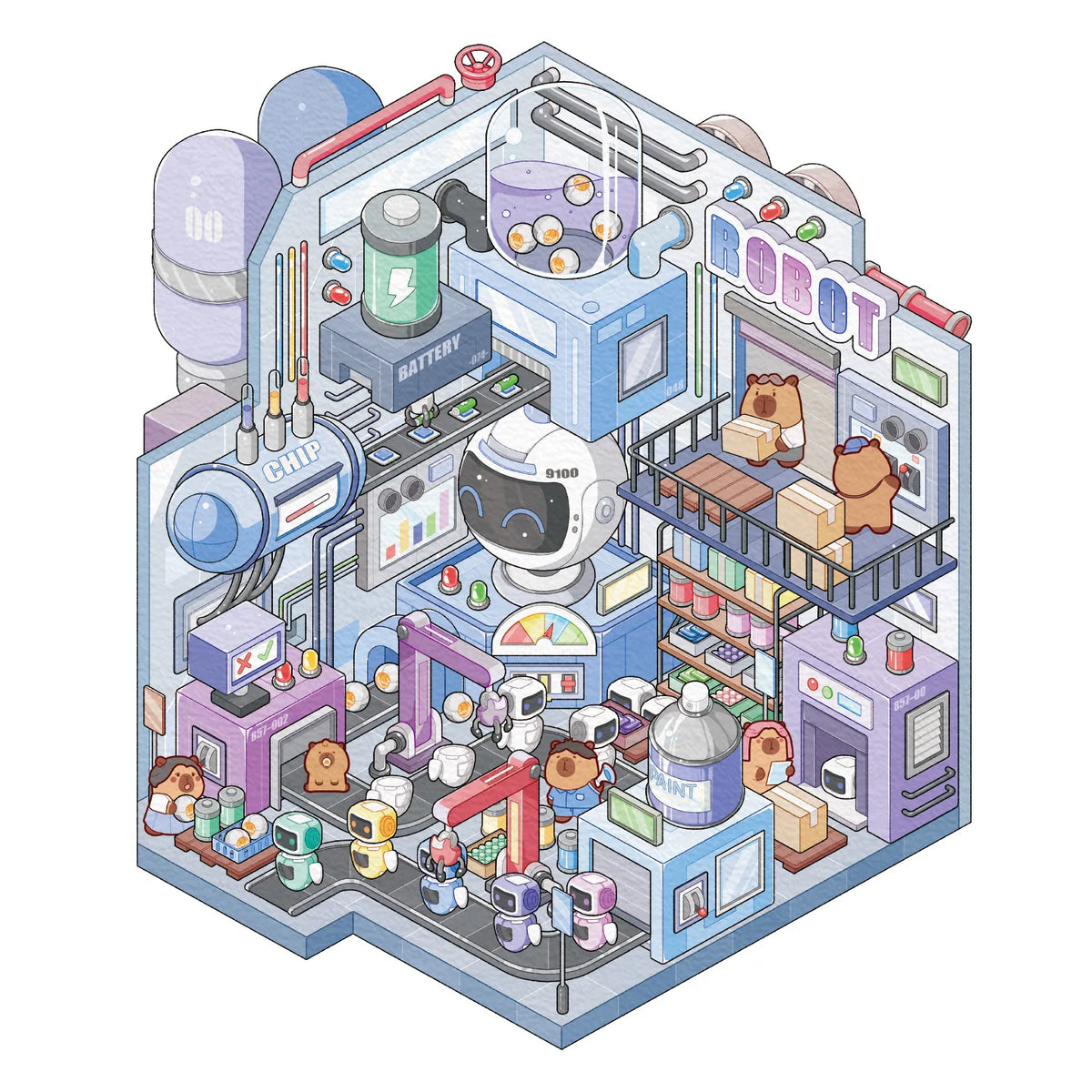 Cute 3D Miniature Houses