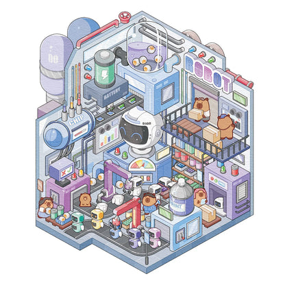 Cute 3D Miniature Houses