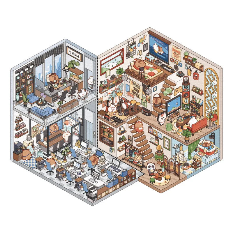 Cute 3D Miniature Houses