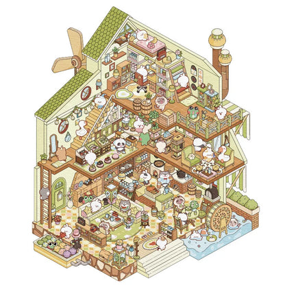 Cute 3D Miniature Houses