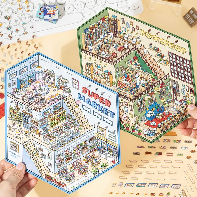 Cute 3D Miniature Houses