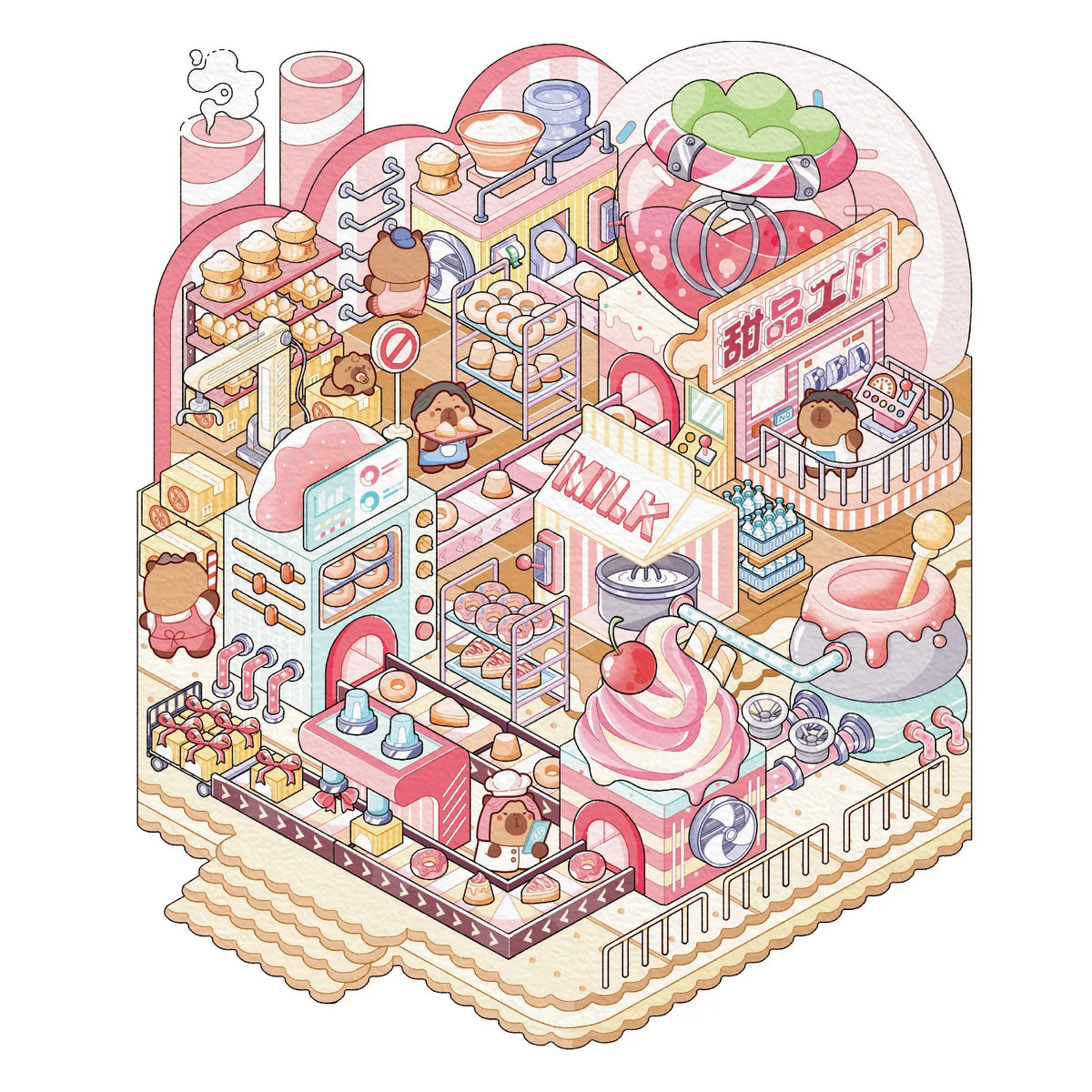 Cute 3D Miniature Houses
