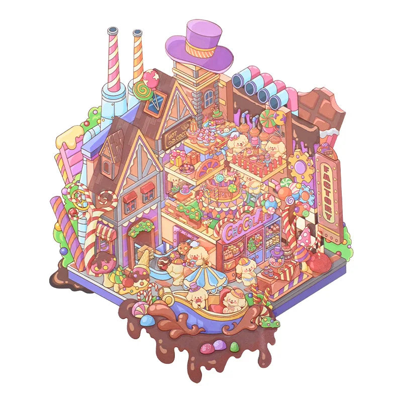 Cute 3D Miniature Houses