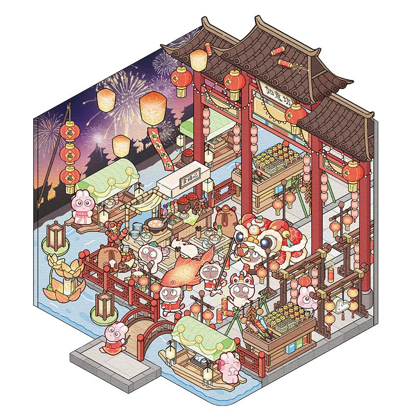 Cute 3D Miniature Houses