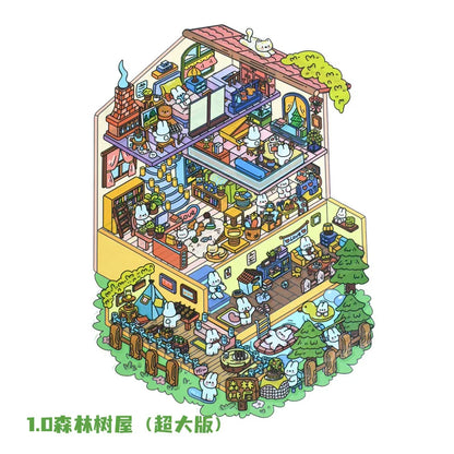 Cute 3D Miniature Houses