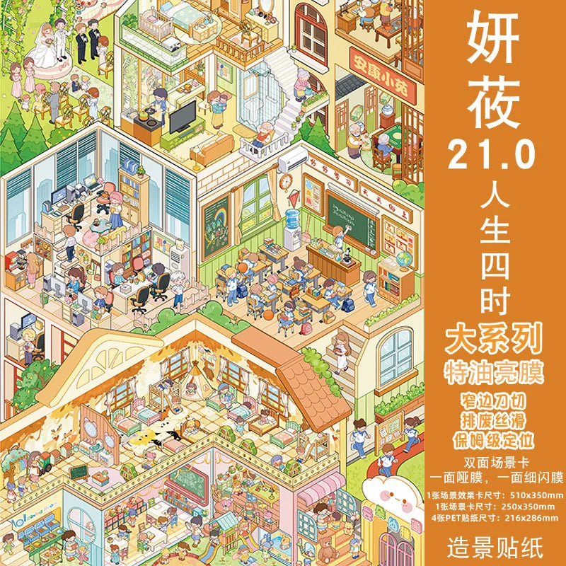 Kawaii Lifestyle 3D Scenes