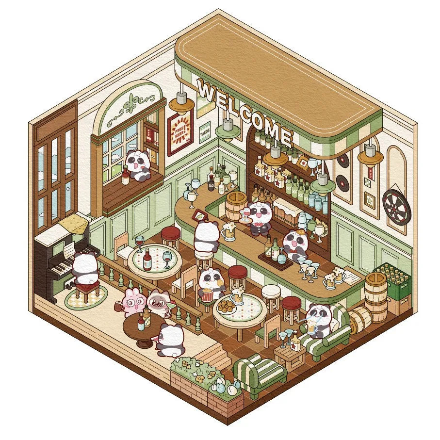 Cute 3D Miniature Houses