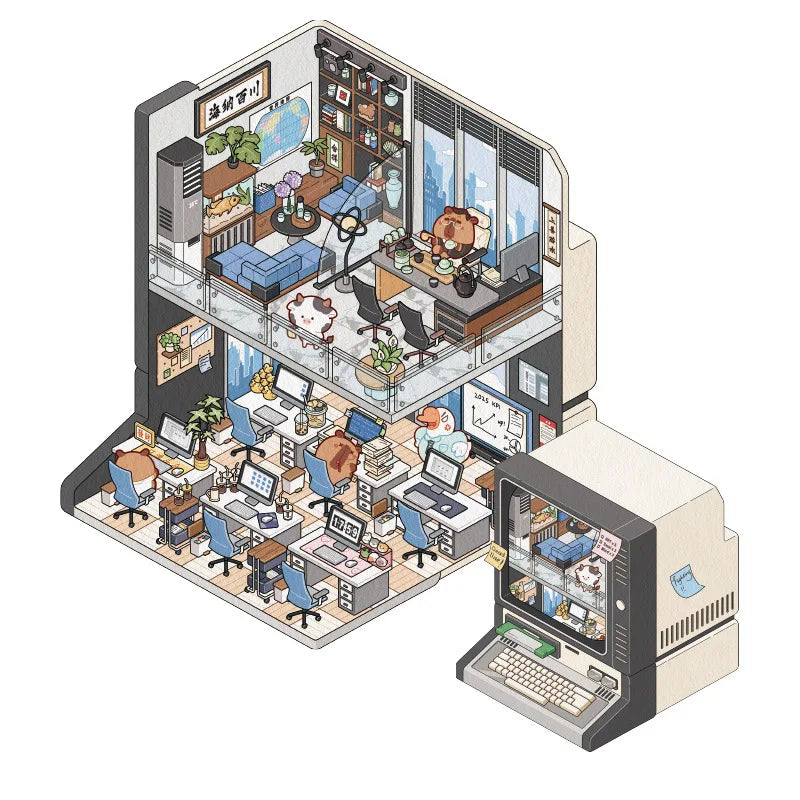 Cute 3D Miniature Houses