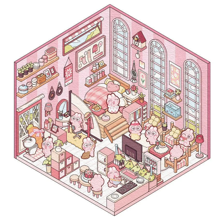 Cute 3D Miniature Houses