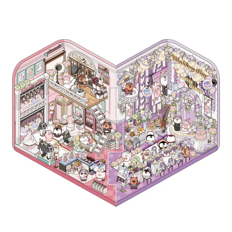 Cute 3D Miniature Houses