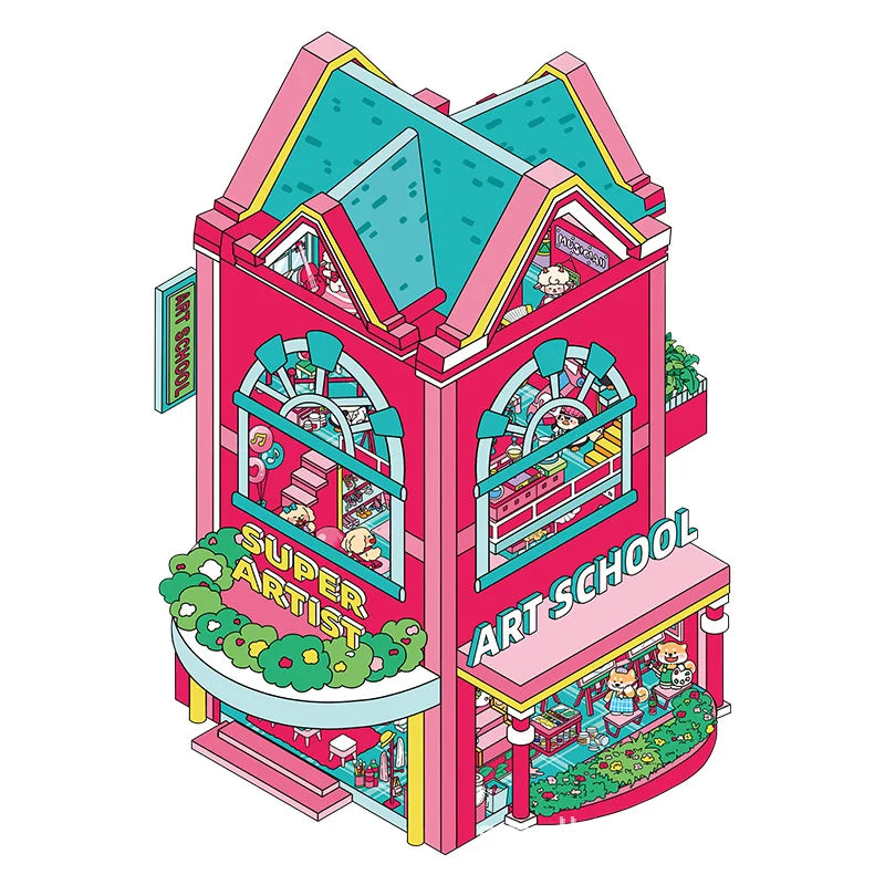 Cute 3D Miniature Houses