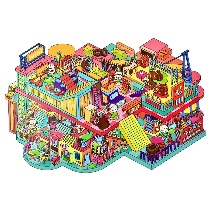 Cute 3D Miniature Houses