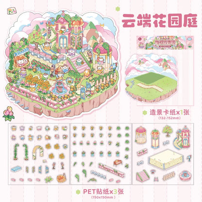 Cute Whimsical Cat Land