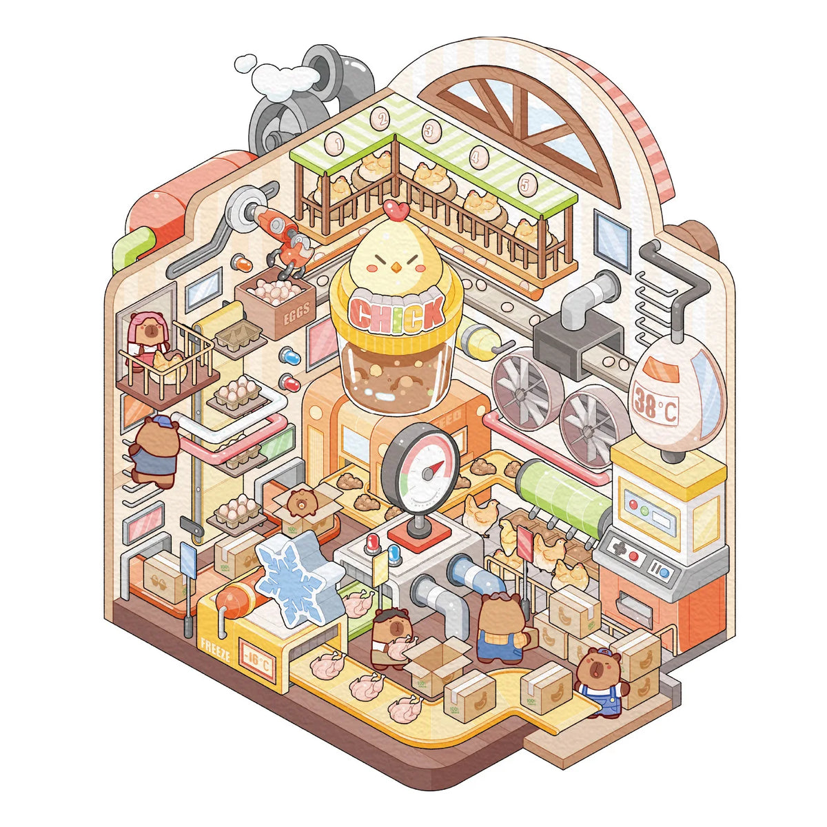 Cute 3D Miniature Houses