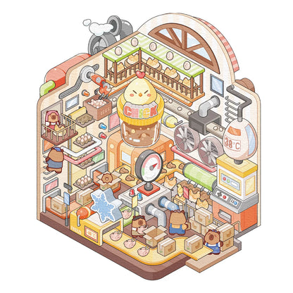 Cute 3D Miniature Houses